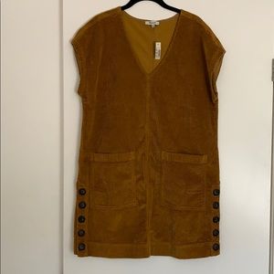 Madewell corduroy shift dress